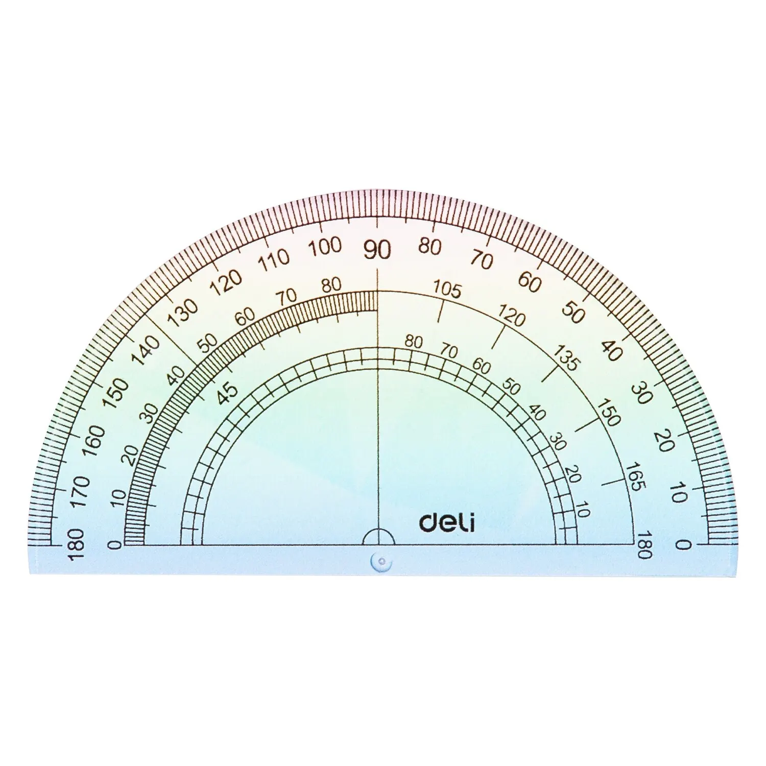 Deli 4pcs Set PS Materials Ruler Set Metal/Plastic/Soft Geometry Maths Drawing Compass Stationery Rulers Mathematical for School