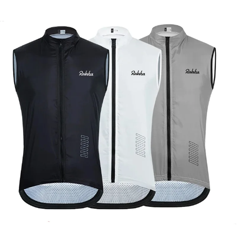 Cycling undershirt Sleeveless Cycling Sweatshirt for Men Windproof Lightweight Compressed Mountain Cycling Team Summer