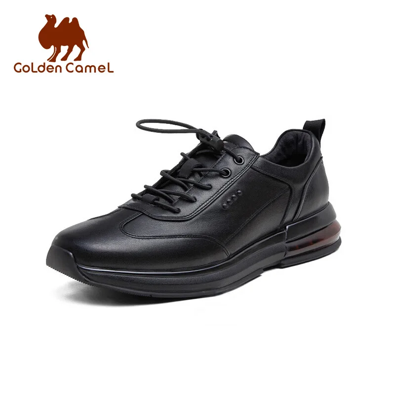 

GOLDEN CAMEL Men's Shoes Business Male Sneakers Sports Running Leather Shoes for Men 2023 Autumn New Comfortable Casual Shoe