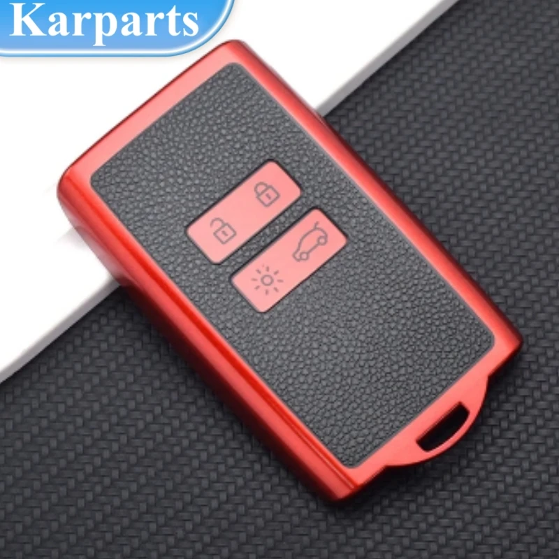 Premium TPU Leather Car Key Cover - Stylish Protection