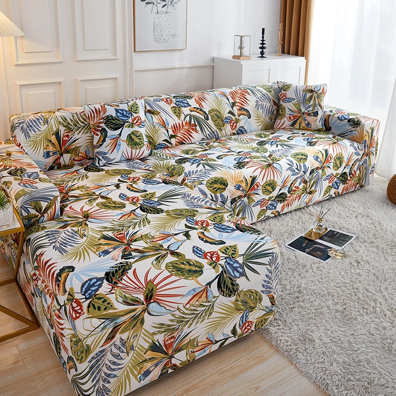 FloralPrintedElasticSofaCoverforLivingRoomBigSofasChairCover