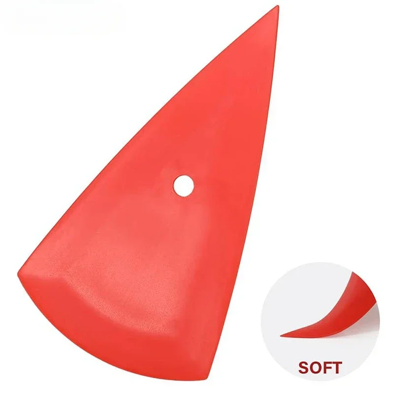 3 Pcs Contour Squeegee for Vinyl PPF Vinyl Wrap Go Corner Card Scraper Window Tint Tool Pointed Triangle Fine-Edge Scraper