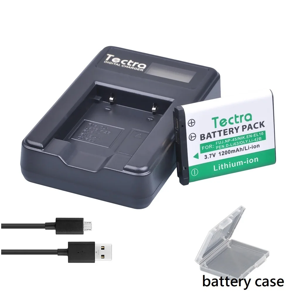 Baterias de Substituição Mais Carregador Usb Lcd para a Bateria Fujifilm Np-45a np 45 Fujifilm Xp10 Xp11 J38 Z70 Z35 J40 J20 Np45