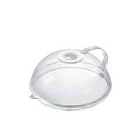 Couvercle anti-éclaboussures pour micro-ondes, couvercle de chauffage pour four domestique, couvercle transparent pour assiette, poignée, accessoires de cuisine 5