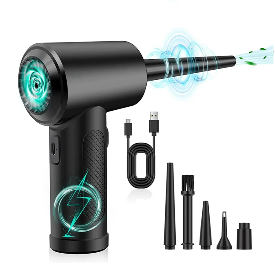 Turbo Jetfan Portátil 22 M/s 150000 Rpm Tipo C De Carga