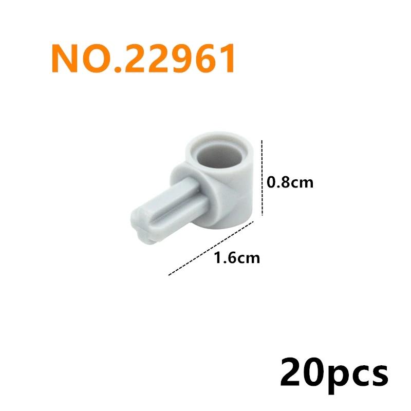 Enhanced Building Block Connector Accessories - Technical Parts for Creative Construction Toys