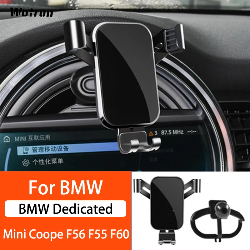 

Автомобильный держатель для телефона Mini Cooper F55 F56 2016-2021, вращение на 360 градусов, Специальное крепление для GPS, кронштейн для навигации, аксессуары