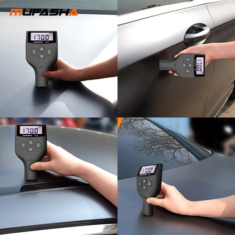 Paint thickness gauge MUFASHA G935 coating thickness gauge 0.1 Micron 0~1900um Fe and NFe car paint film tools thickness tester paint coating meter thickness gauge