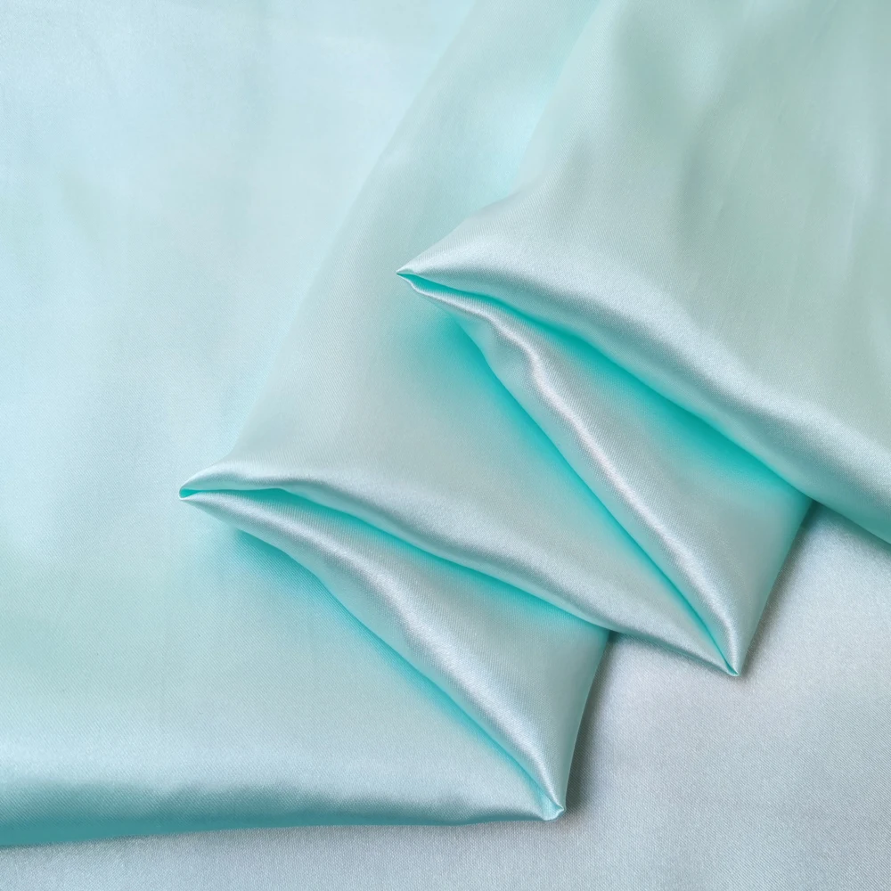 Massiver Satin, 58 Zoll breit | 1 Meter | 2 Meter | 5 Meter | Seidiger Schal zum Basteln, DIY-Stoff, Charmeuse-Grün – Detail 36