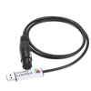 Lixada USB to DMX Interface Adapter LED DMX512 Computer PC Stage Lighting Controller Dimmer 4