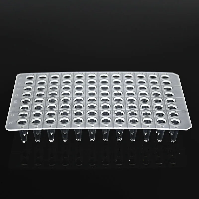 PCR Plate 96-well PCR Plate Silicone Seal Transparet Tubes 0.2ml Non-sterile Sioicone Buy Separately 10/PK