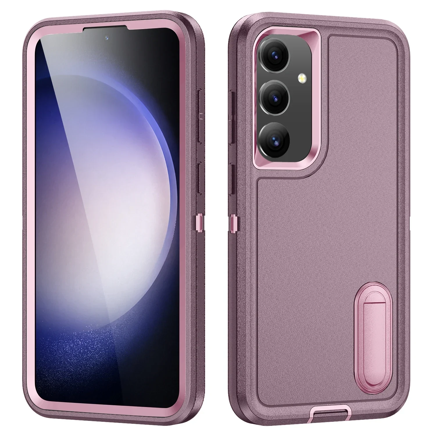Versatile 3-in-1 Hard Phone Cover Case