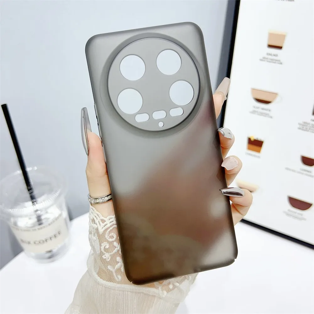 Ultra-Thin Matte Armor Transparent Hard Case - Shockproof Cooling Slim Cover