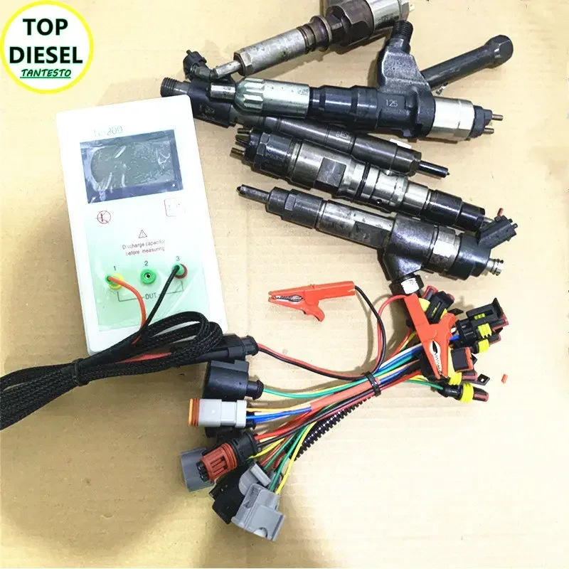 TL-200 커먼레일 인젝터 피에조 전자기 솔레노이드 밸브, TR LCR ESR 저항 커패시턴스 인덕턴스 테스터