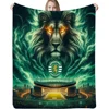 Bed Throw Blanket for Sofa Luxury Throw Blankets for Decorative Sofa Portuguese Sporting Football Clubs Logo Blankets King Size 4