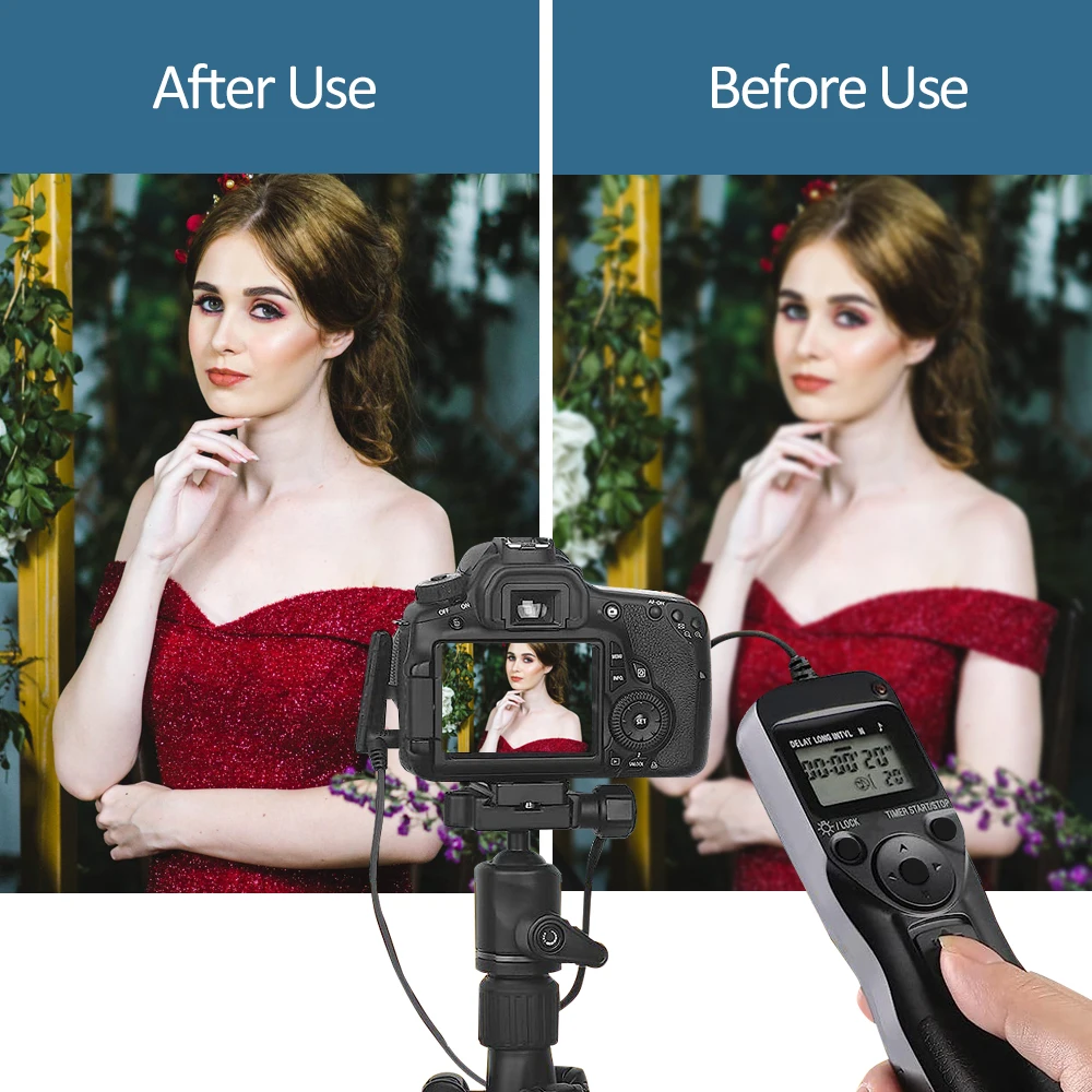 Mcoplus RM-UC1 Timer Remote Control with Intervalometer For Olympus E-M1 E-M5 II E-M10 II Pen-F E-PL8 E-PL7 E-PL6 E-PL5 E-PL3