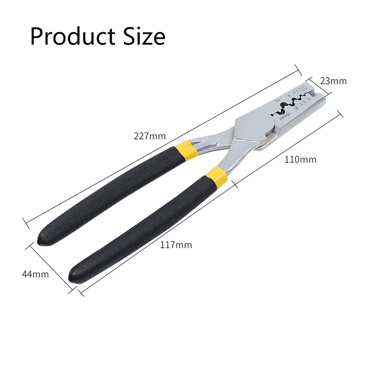 PZ0.5-16 압착 도구, 0.5-16mm ², 20-5AWG 튜브 단자, 크림퍼 플라이어 세트, 전기 단자 클램프 도구, VE/EN/TE/GT 구리