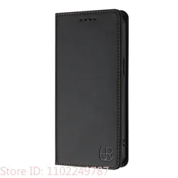 Luxury Anti - Theft Leather Wallet Flip Cover with Magnetic Closure for Redmi A4 (Black)