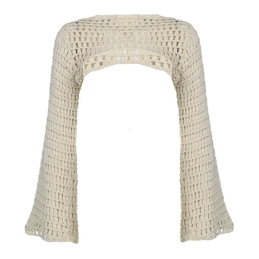 Jersey Crochet Con Mangas A Ganchillo - Patrones Gratis 淋