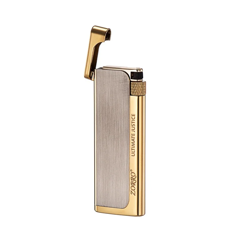 Zorro Z688 Ultra Thin Metal Lighter - Brushed Retro