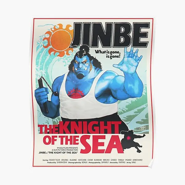 

Bruce Jinbei Knight Of The Sea Poster Art Painting Funny Picture Room Mural Decoration Wall Vintage Print Home Modern No Frame