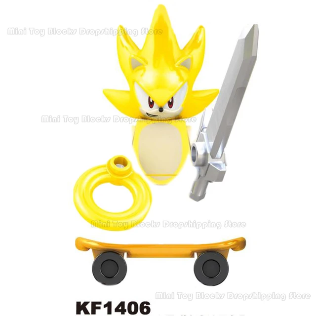 WM6086 WM6087 WM6088 LG1001 Sonics Anime Building blocks Amy Rose Ray Storm Shadow Bricks mini action toy figure Children gifts KF1406