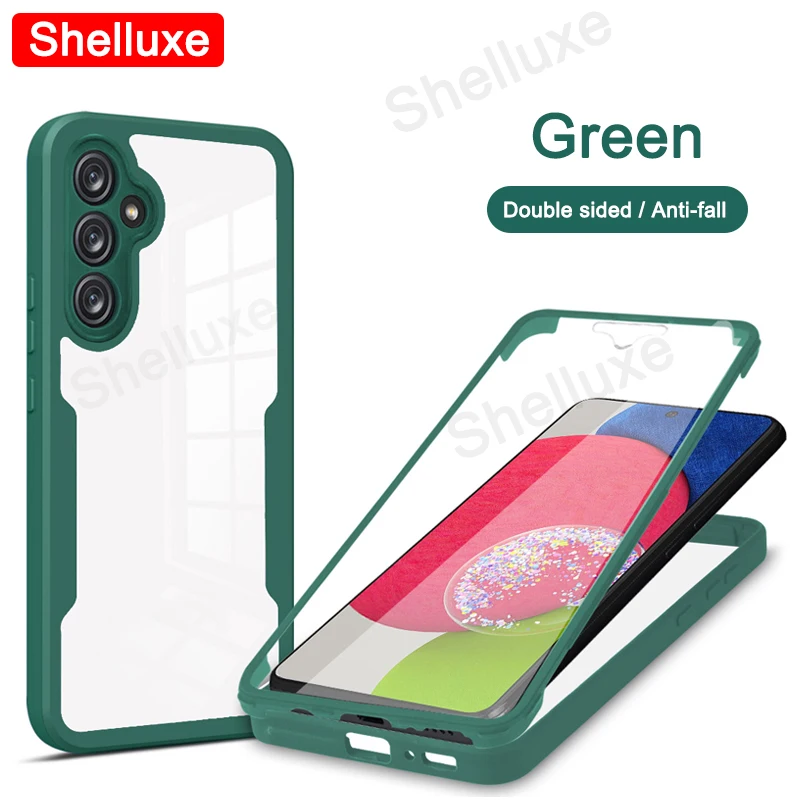 360 Full Body Clear Double-Sided Silicone Case Cover