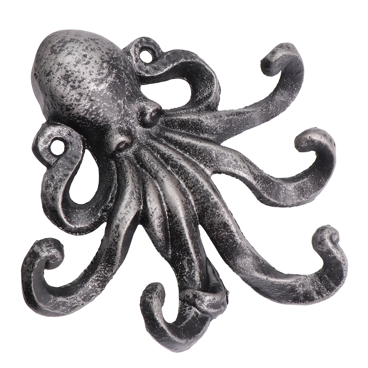 

Heavy Duty Clothes Rack Animal Shape Hook Retro Octopus Coat Hanger Key Cast Iron