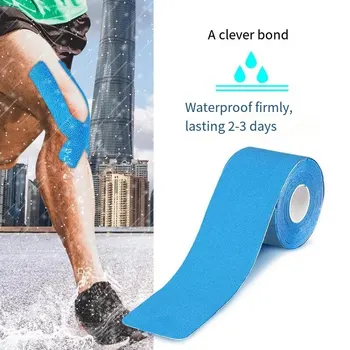 탄성 운동 요법 테이프, 스포츠 근육 테이프, 붕대 관리, 응급 처치 테이프, 근육 부상 스포츠 테이프 상품 이미지