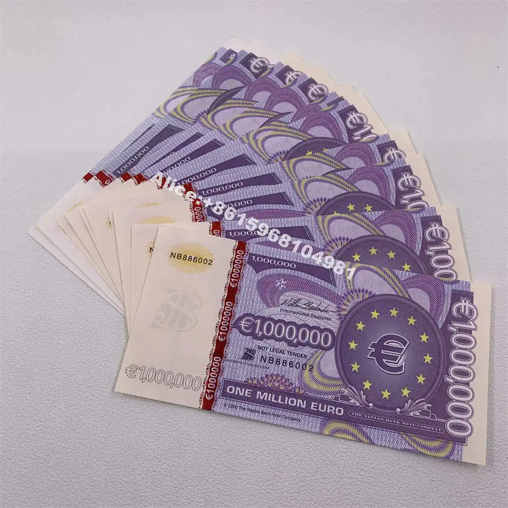 Un Milione Di Banconote In Euro Billetes Banconote Numero Di Serie Diverso Per Carta Artistica Da Collezione