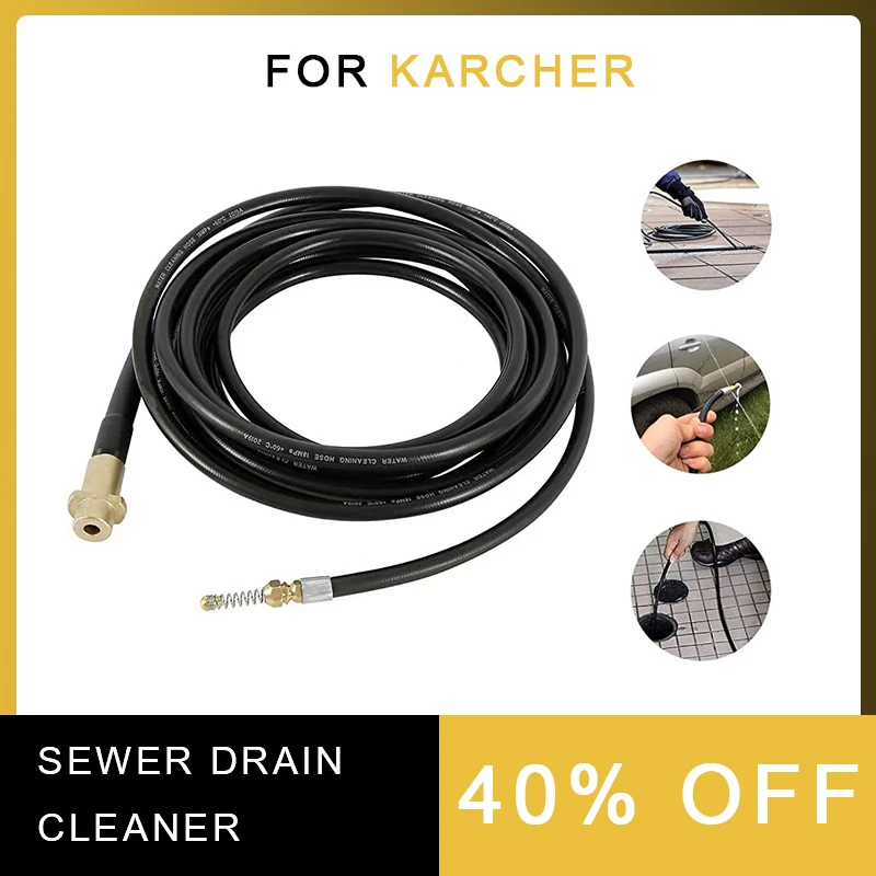 6/10/15/20m High Pressure Washer Dredging Jet For Karcher Hose Kit