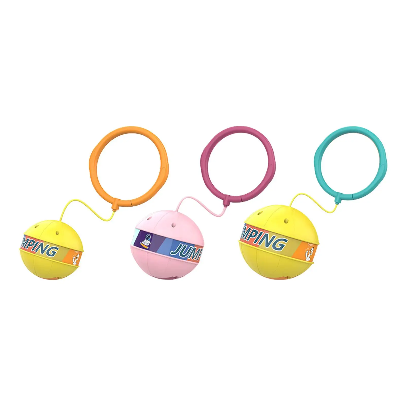

Ball Ankle Skip Game with Flashlight Fitness Toy Flashing Jumping Ball for Indoor Outdoor Activities Birthday Party Game