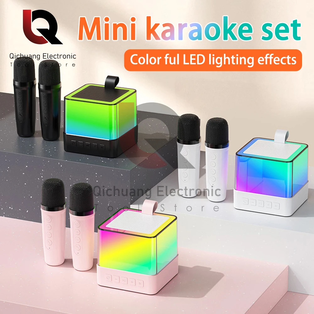 Karaoke speaker K12 bluetooth speaker high-end small home KTV karaoke microphone professional singing bluetooth speaker microphone for children bluetooth speaker mini bluetooth speaker