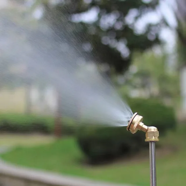 Teljes Réz 8 Lyukú Sprinkler Mezőgazdasági Kert Állítható Permetezőgép Finom Porlasztási Nagynyomású - Image 3