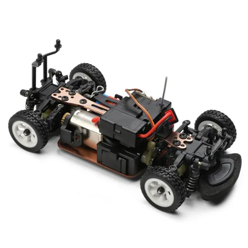 Wltoys-大人用の高速オフロードカー,メタルシャーシ,LEDライト,1