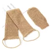Body Scrubber Brush Strong Exfoliating Bathroom Tool Exfoliating Back Strap Natural Soft Unisex Bathroom Accessories Long 3