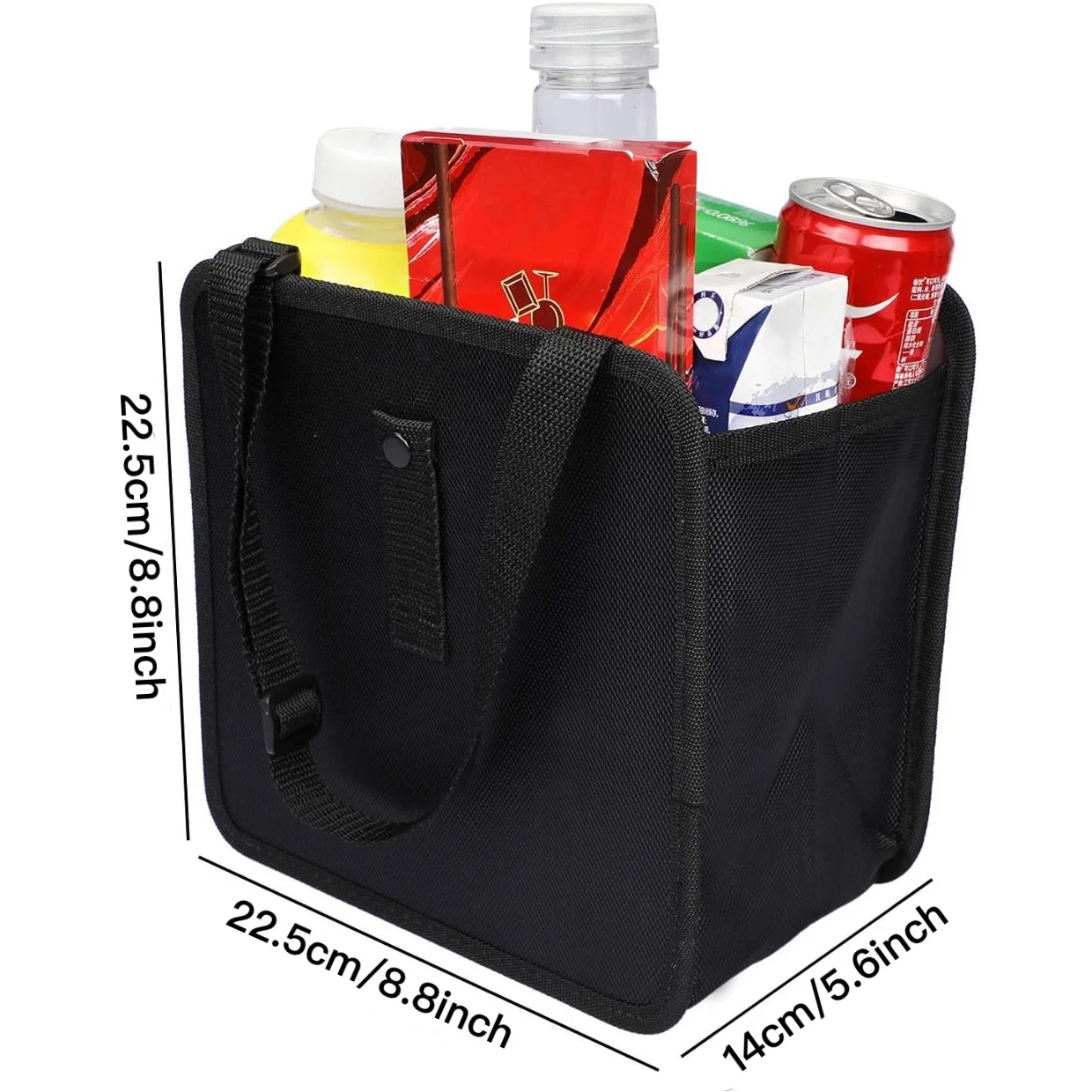 Car Trash Can Leak-Proof Waterproof Collapsible Portable Auto Garbage Bag Large Capacity Trashcan Storage Bag
