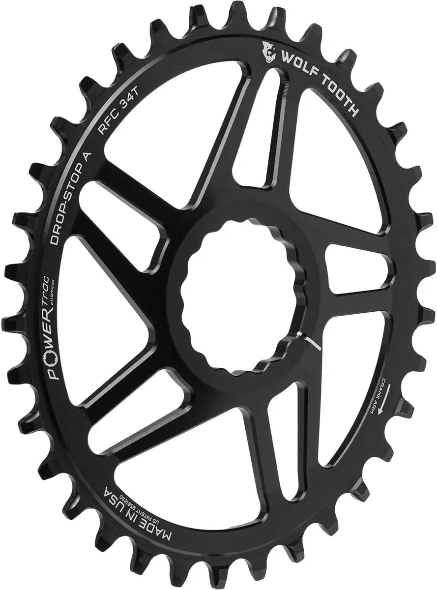 

Elliptical Drop-Stop Direct Mount Oval Chainring for Race Face Cinch (28T, PowerTrac, MTB) Ztto accesorios bicicleta speed chai