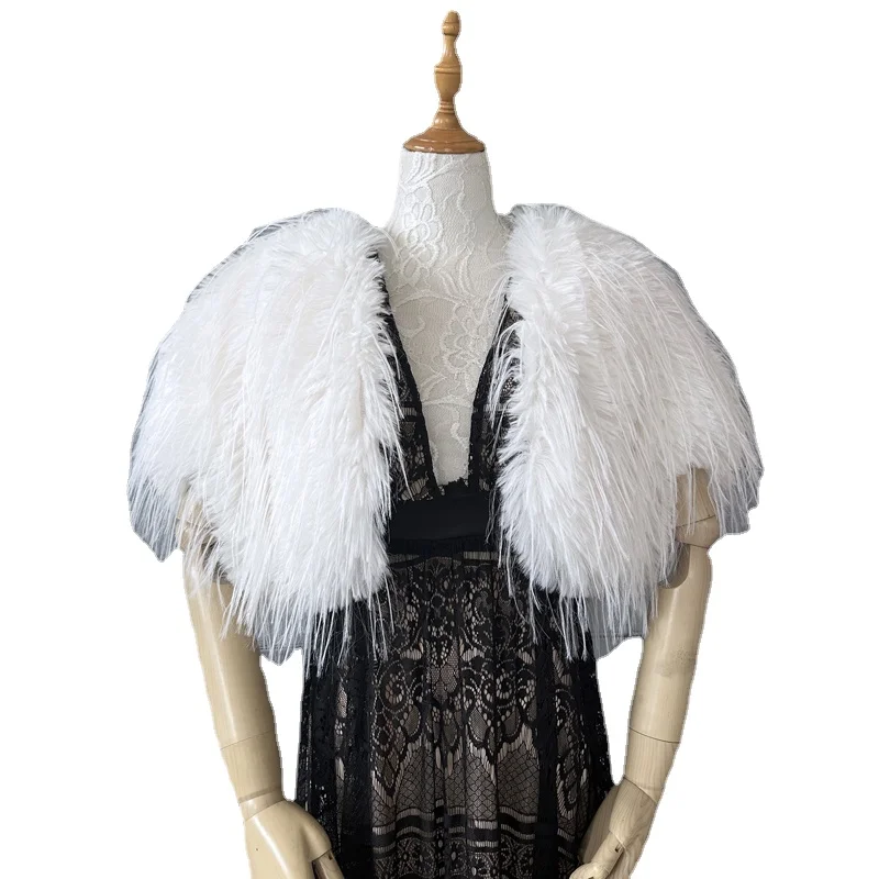 Autumn Winter Women's Clothing White Versatile Small Coat Velvet Faux Fur Cardigan Shawl Wedding Dress Matching Chaquetas Mujer