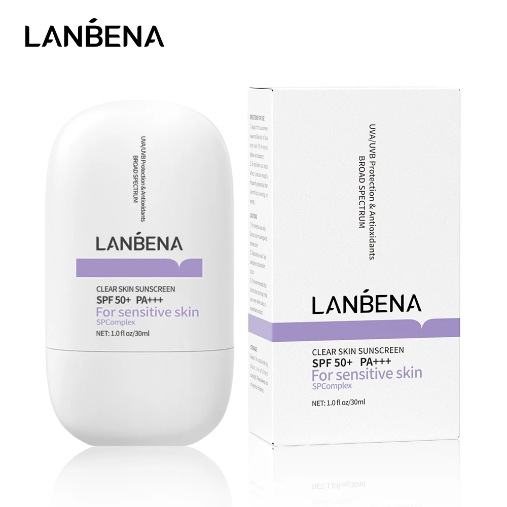 Clear Refreshing Sunscreen Waterproof Lightweight Niacinyl Whitening High Sunfast Moisturizing SPF50+ PA++ Sun Care 30ML facial sunscreen sunscreen cream