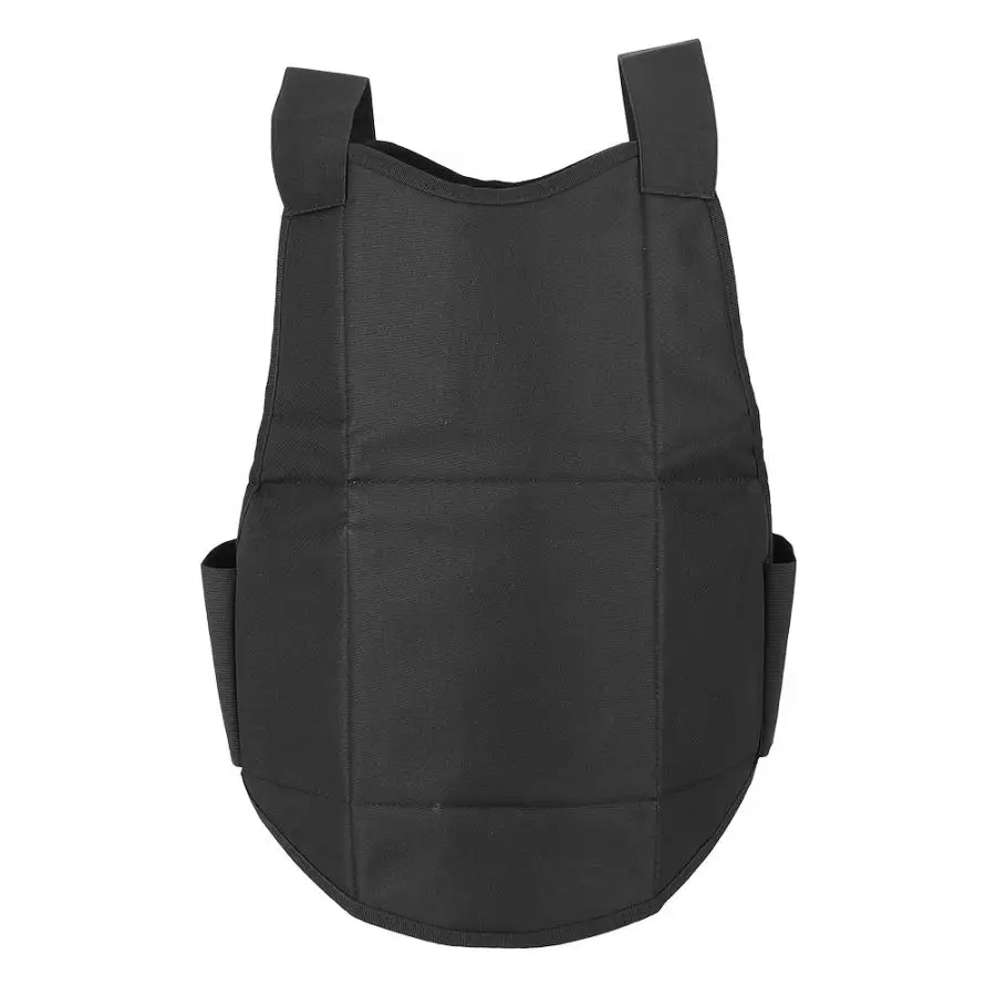 Gilet de protection tactique nylon noir – vue avant