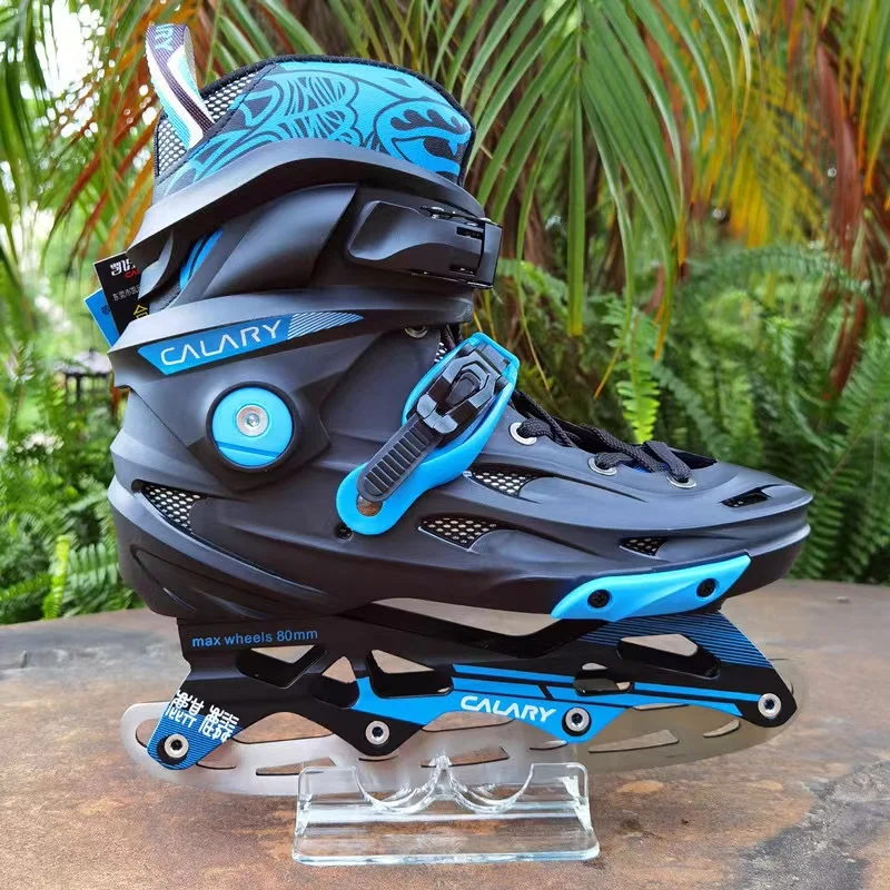 

Dual-purpose Professional Thermal Warm Thicken Ice Figure Skates Shoes With Detachable Skating Ice Blade Ball Knife Sneakers
