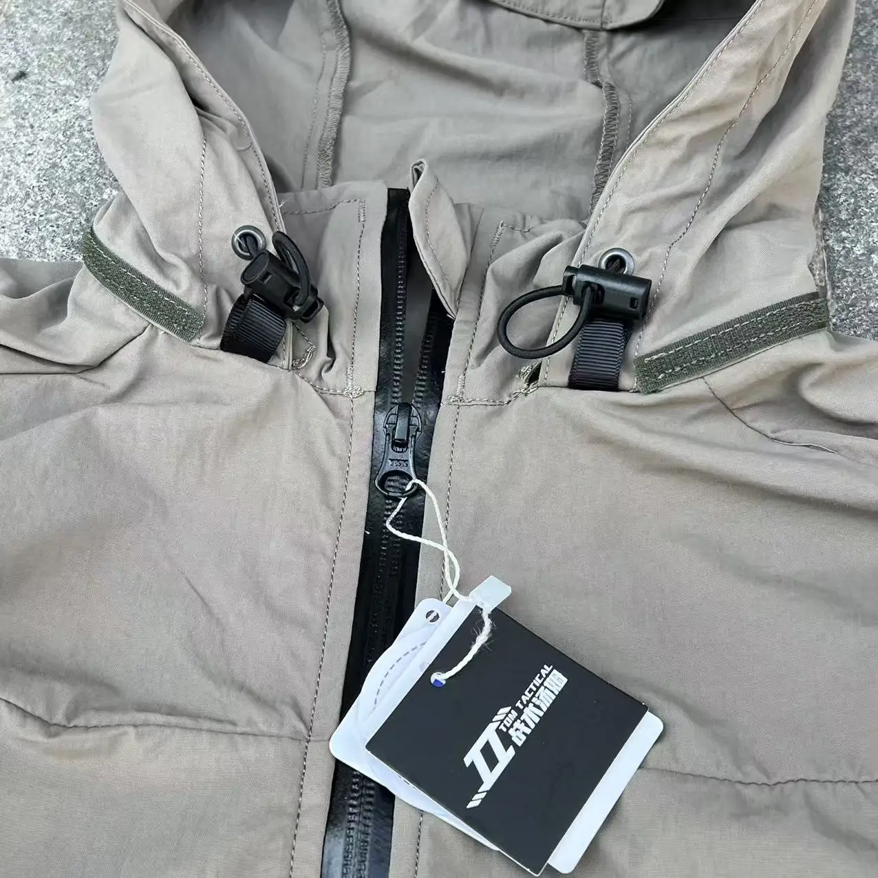 Tactical Tom ORC gray soft shell jacket PCU generation L5