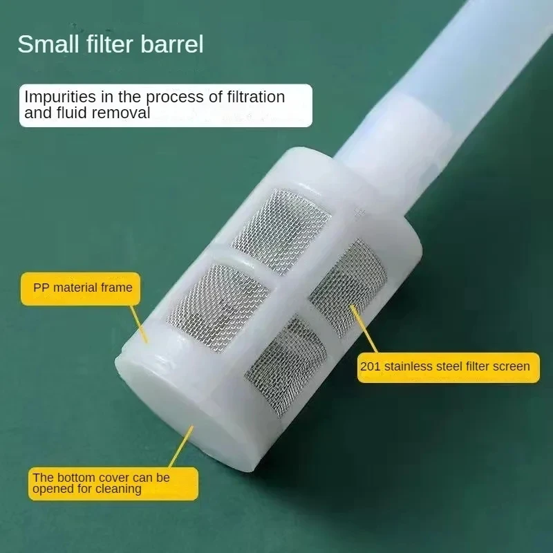1Pcs Food Grade Wine Extractor Household Semi-automatic PP Wine Extractor Siphon Enzyme Baijiu Filter Equipment