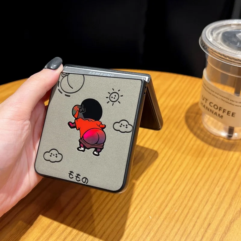 SAMSUNG - crayon Shock Absorbing Crayon Shin-chan Hard PC Case fit Samsung