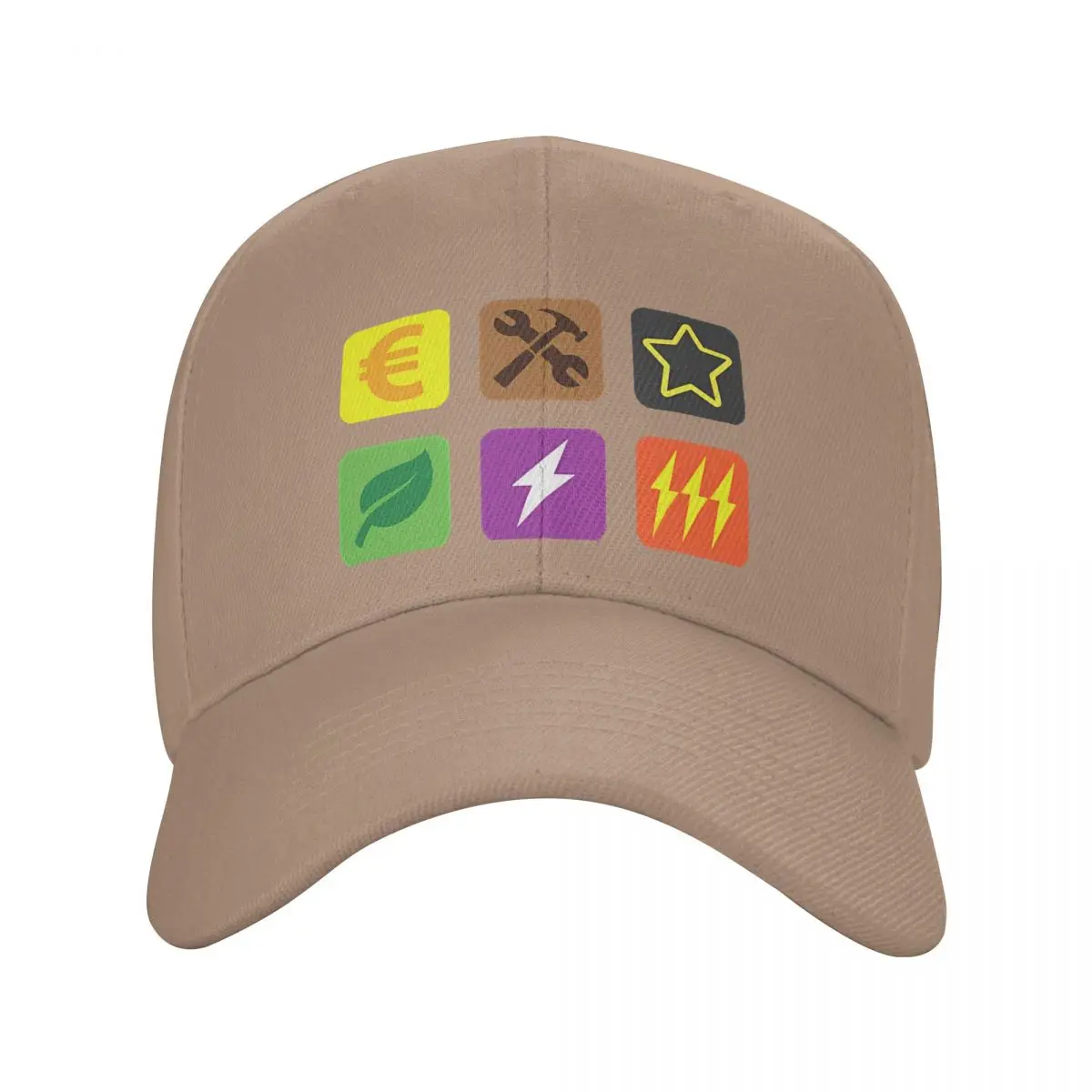 thumbnail image 1 of Gorra de béisbol Terraforming Icons para hombre y mujer, con visera protectora, snapback, C-Catan, 1 of 7