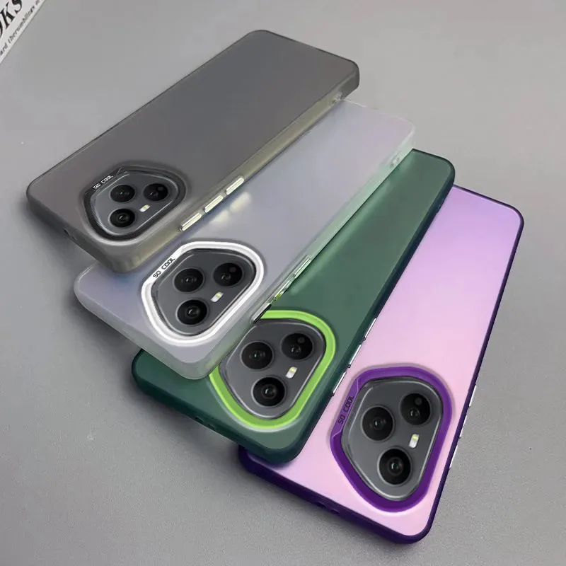 Matte Laser Colorful Shockproof Bumper Phone Case