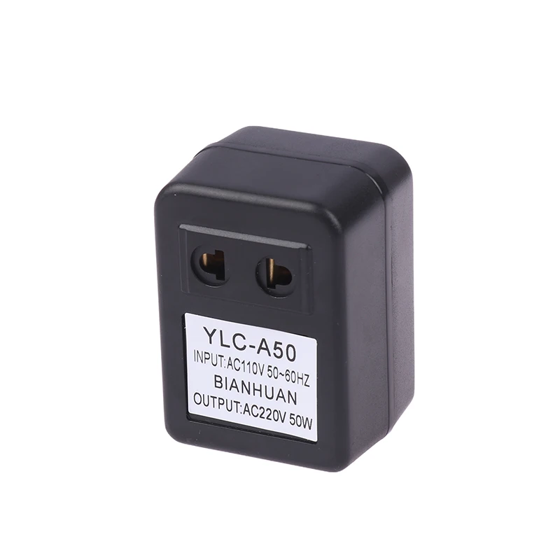 

1Pc 50W Phase Step-down Transformer Travel Adapter Voltage Converter 110V To 220V Electrical Equipment Supplies