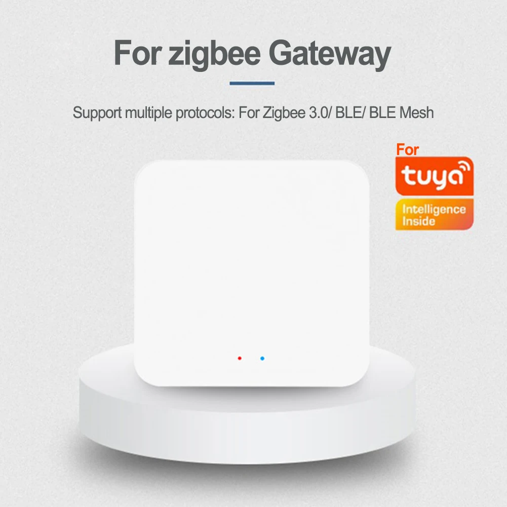 

Беспроводной мост для умного дома Tuya Zigbee, совместим со шлюзом и Wi-Fi