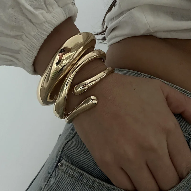 Bangle Bracelet Punk Cuff Bangles Vintage Punk Geometric Bangles Women Bracelets Hip Hop Jewelry Gifts